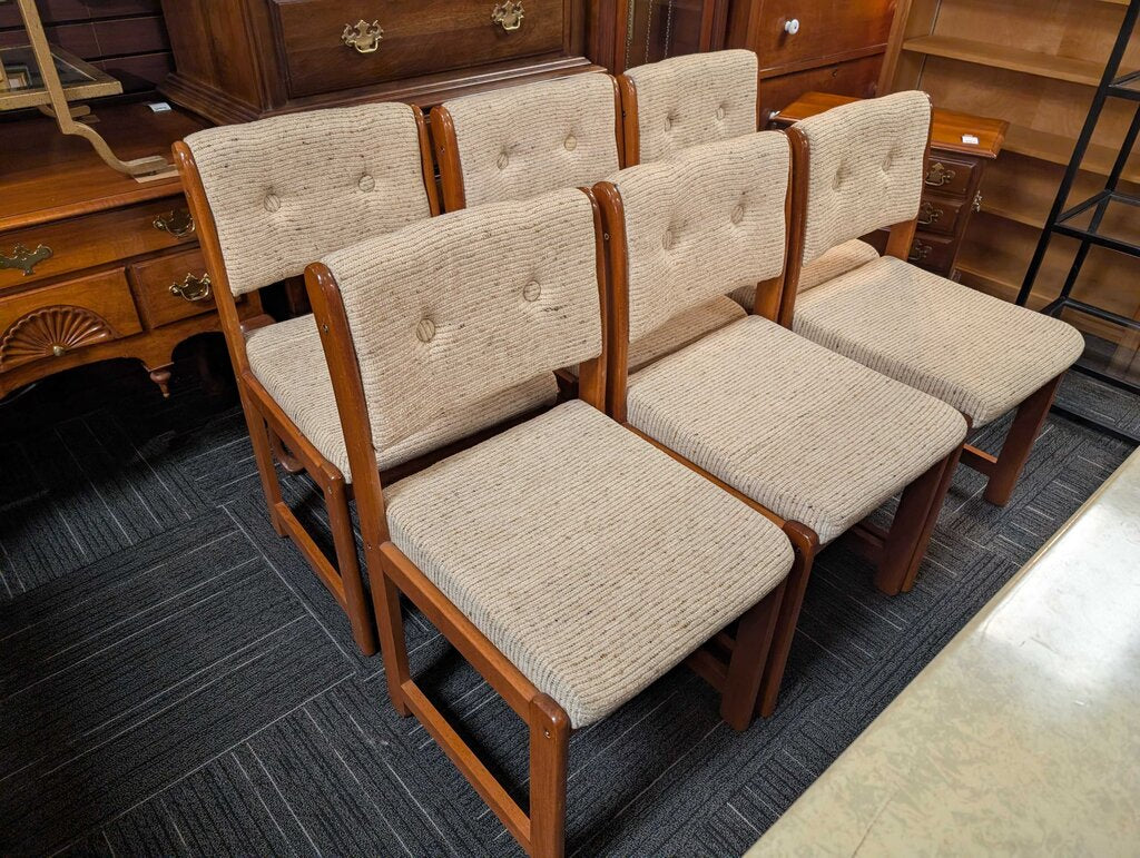 Six Danish Style Chairs