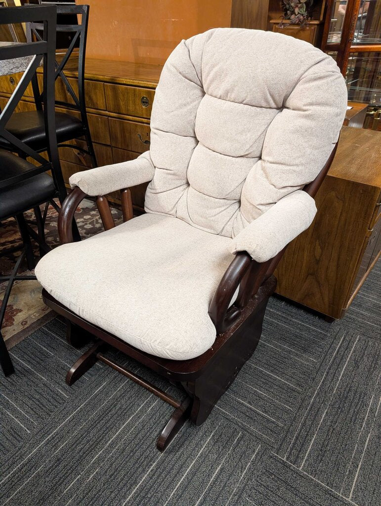 Glider Rocker With Ottoman