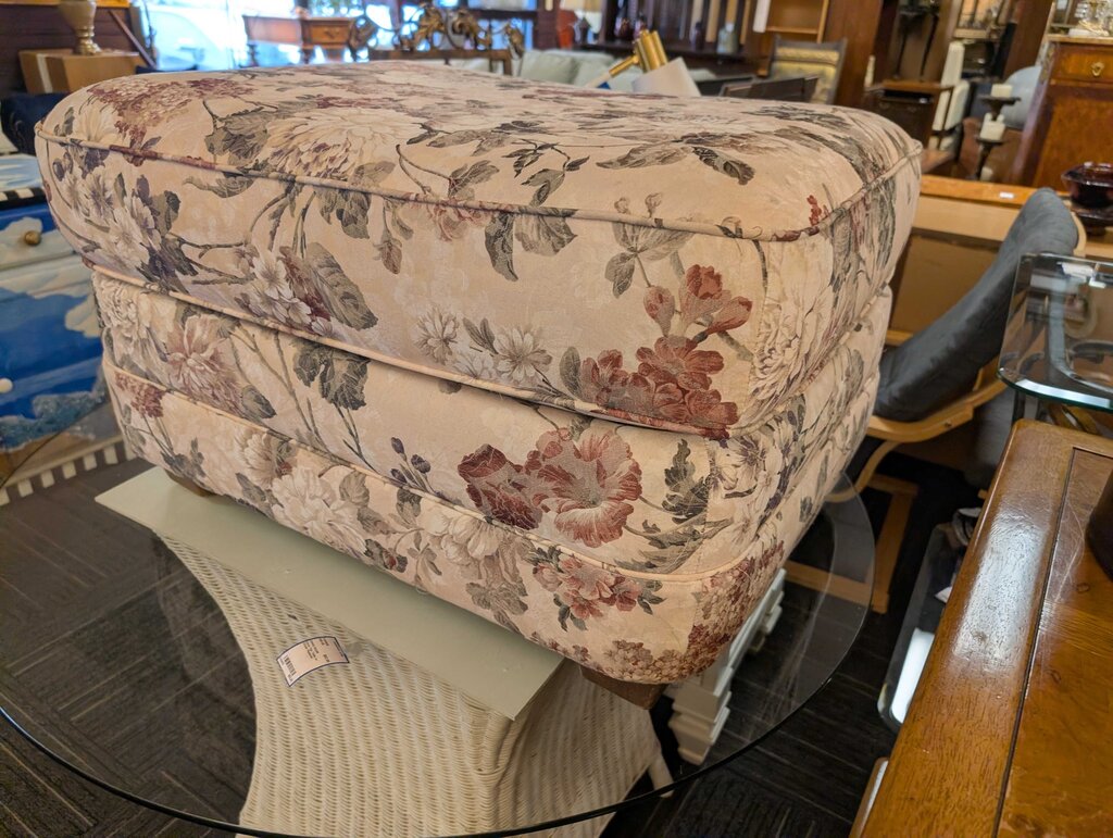 Floral Ottoman