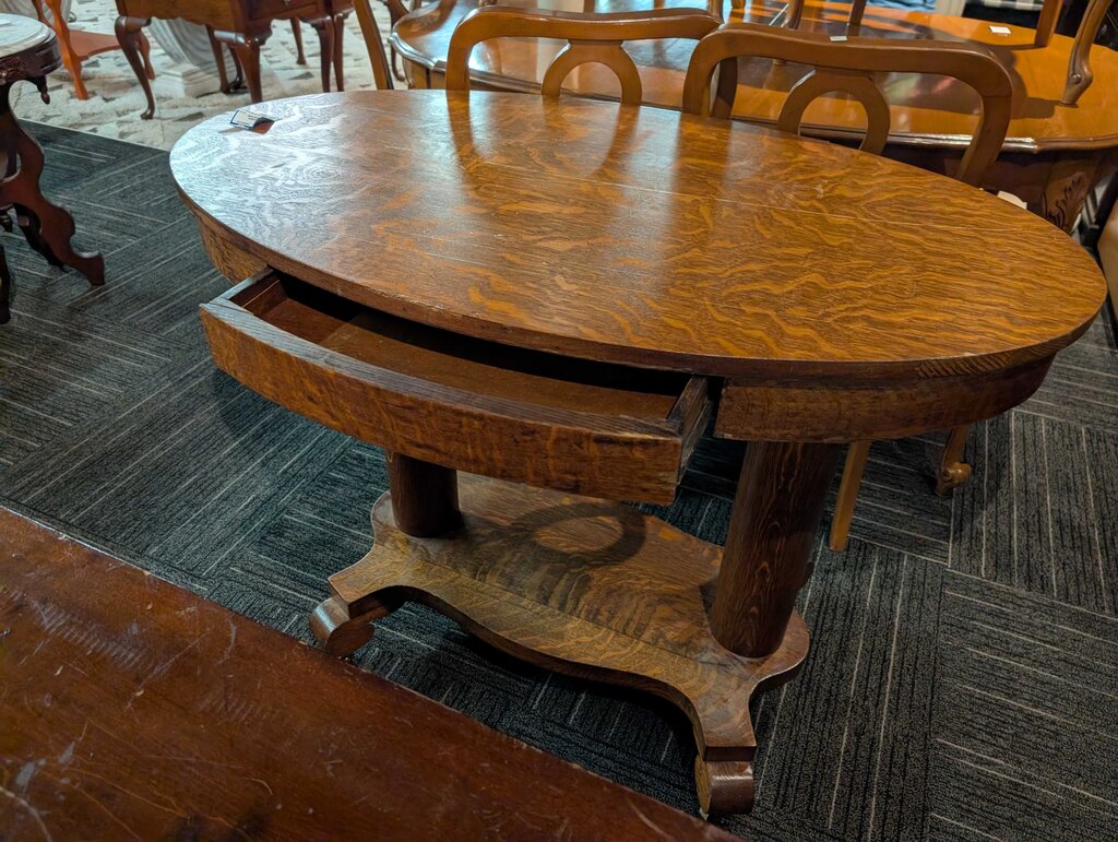 Antique Library Table