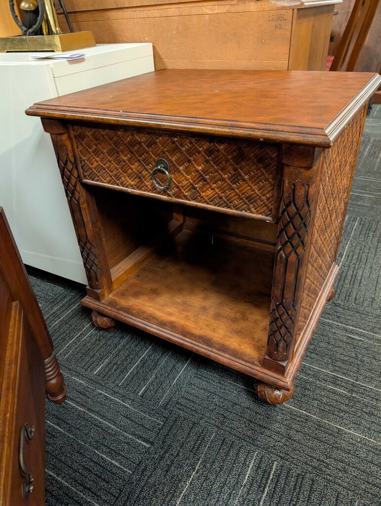 Modern One Drawer Side Table