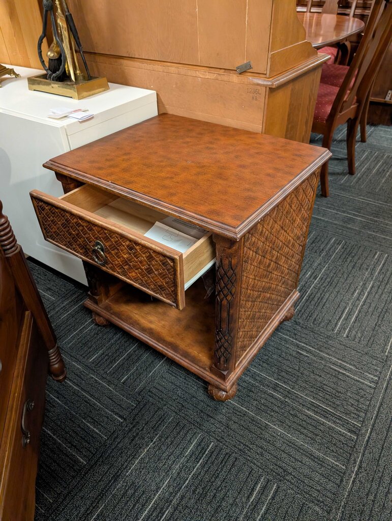 Modern One Drawer Side Table