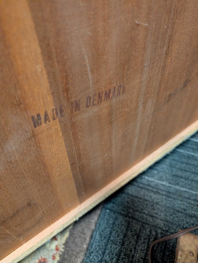 Danish Modern Teak Veneer Bookshelf