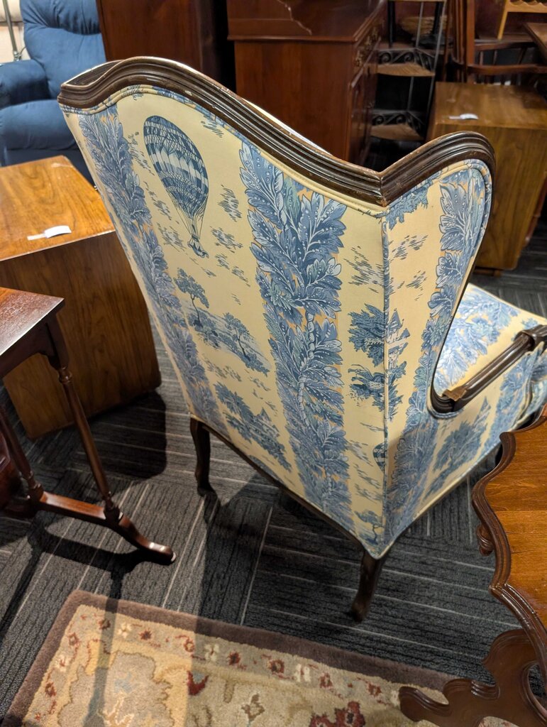 Formal French Wingback Chair