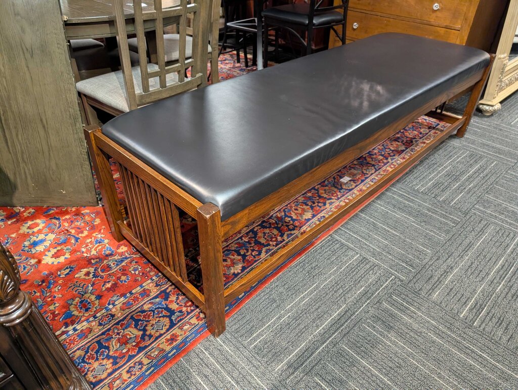 Large Mission Style Bench