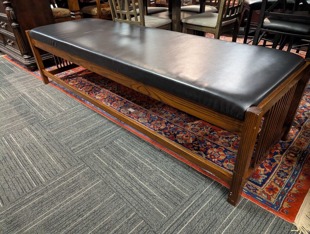Large Mission Style Bench