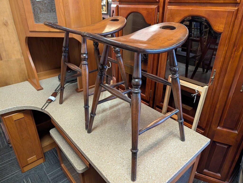 Pair Of Quality Saddle Stools