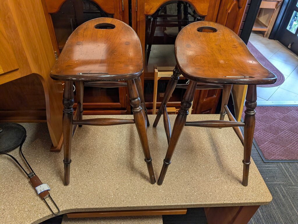 Pair Of Quality Saddle Stools