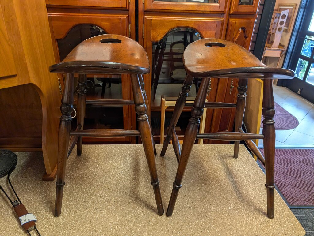 Pair Of Quality Saddle Stools