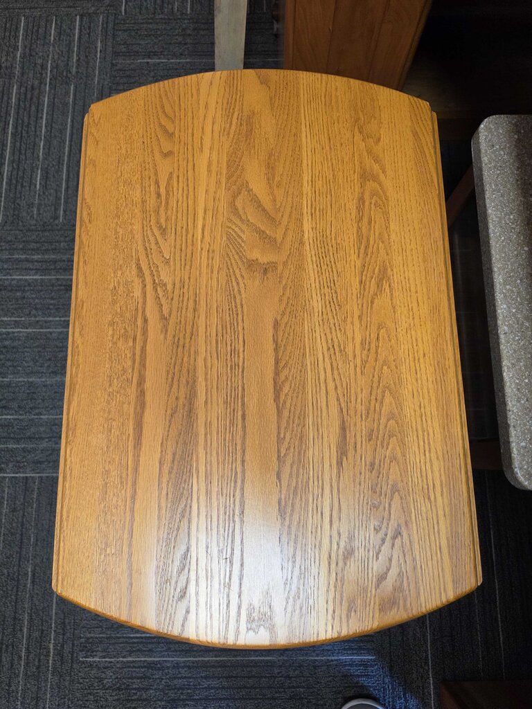 Country Oak Drop-leaf Side Table by Berkshire Made in USA