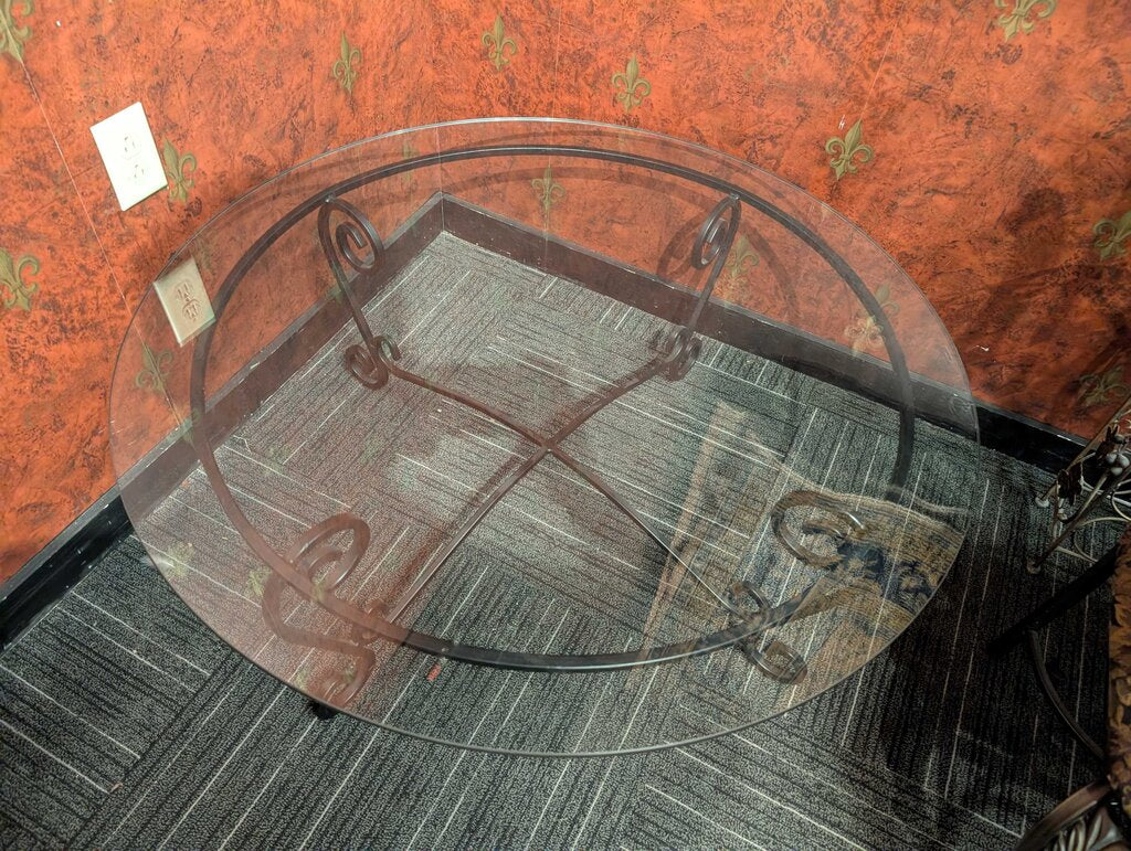 Glass Top Coffee Table