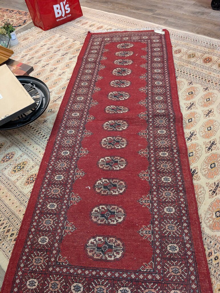 Hand Knotted Bokhara Wool Runner
