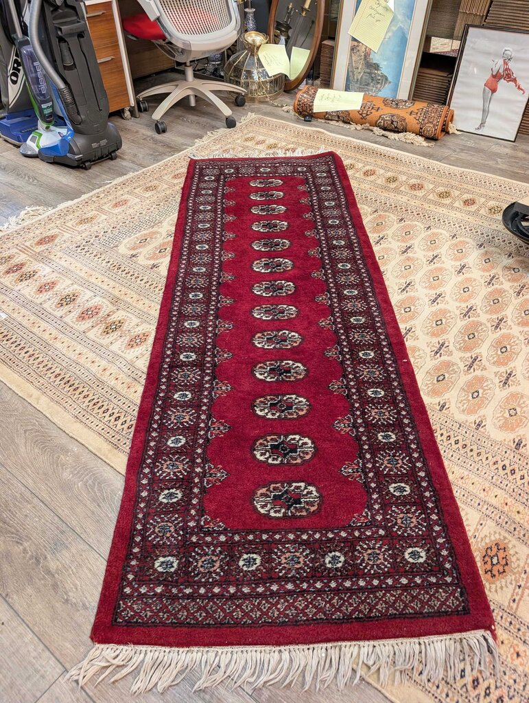 Hand Knotted Bokhara Wool Runner