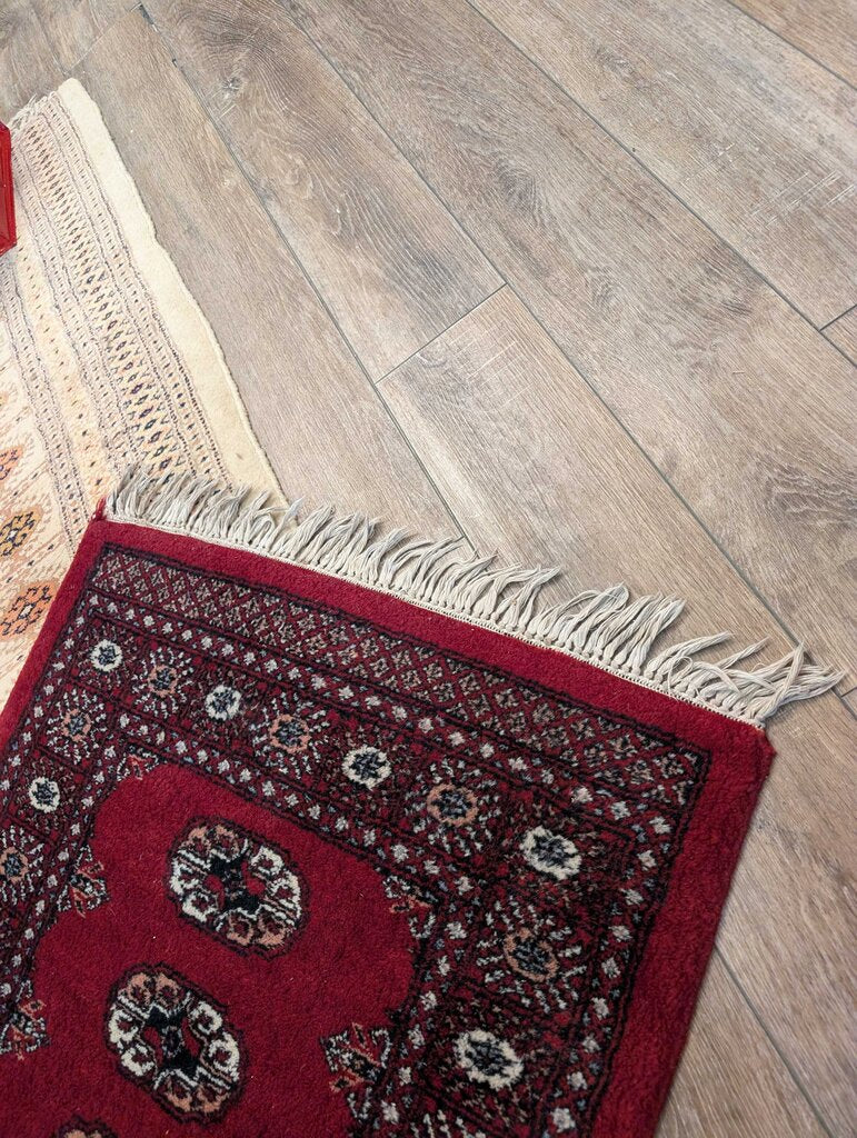 Hand Knotted Bokhara Wool Runner
