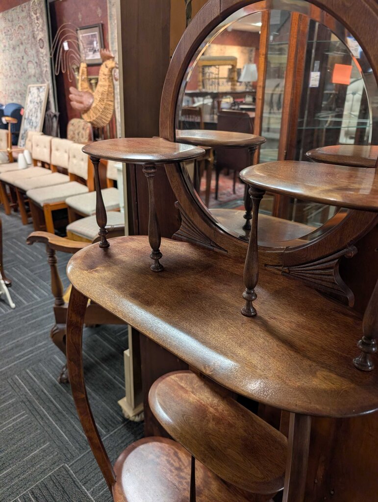 Victorian Walnut Etagere Circa 1890
