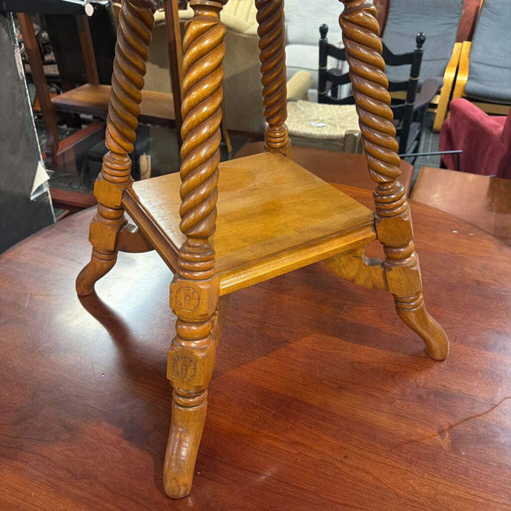 Antique Stand w/ Barley Twist Legs Circa 1900