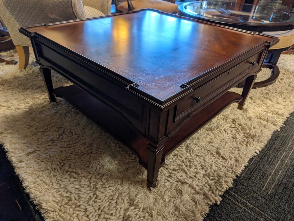 Contemporary Cherry Coffee Table by Standley