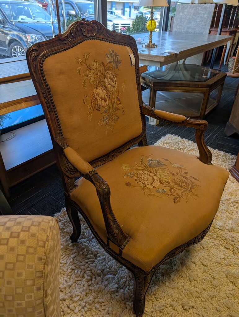 French Louis XVI 19th Century Arm Chair