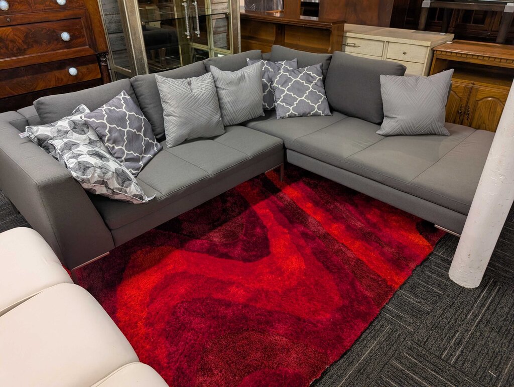 Contemporary Sectional Sofa (has sun fading)