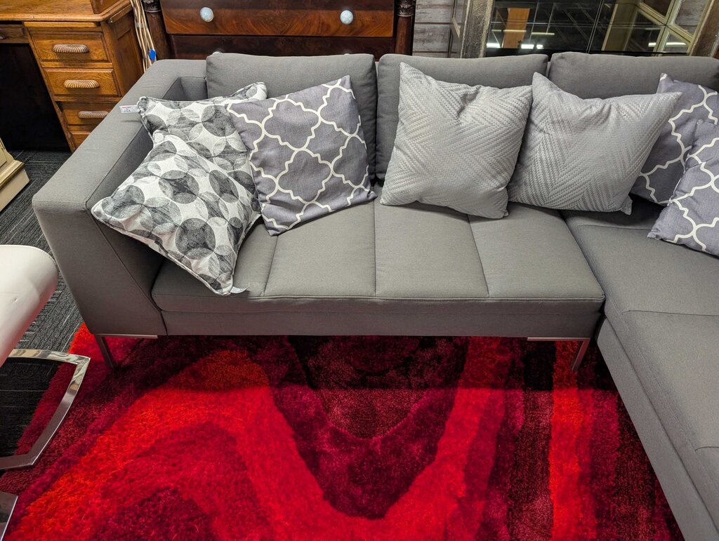 Contemporary Sectional Sofa (has sun fading)