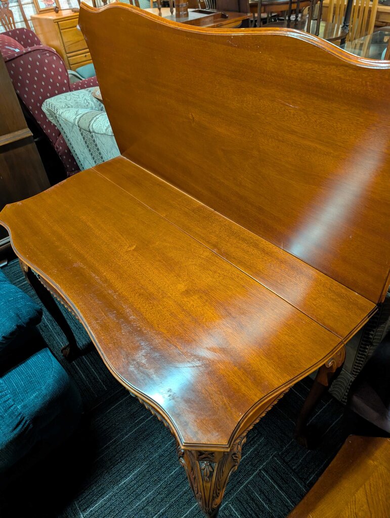 Mahogany Flip Top Game Table