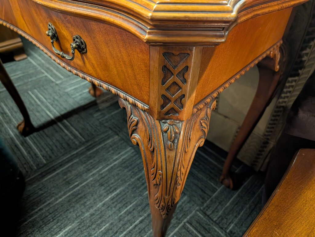 Mahogany Flip Top Game Table