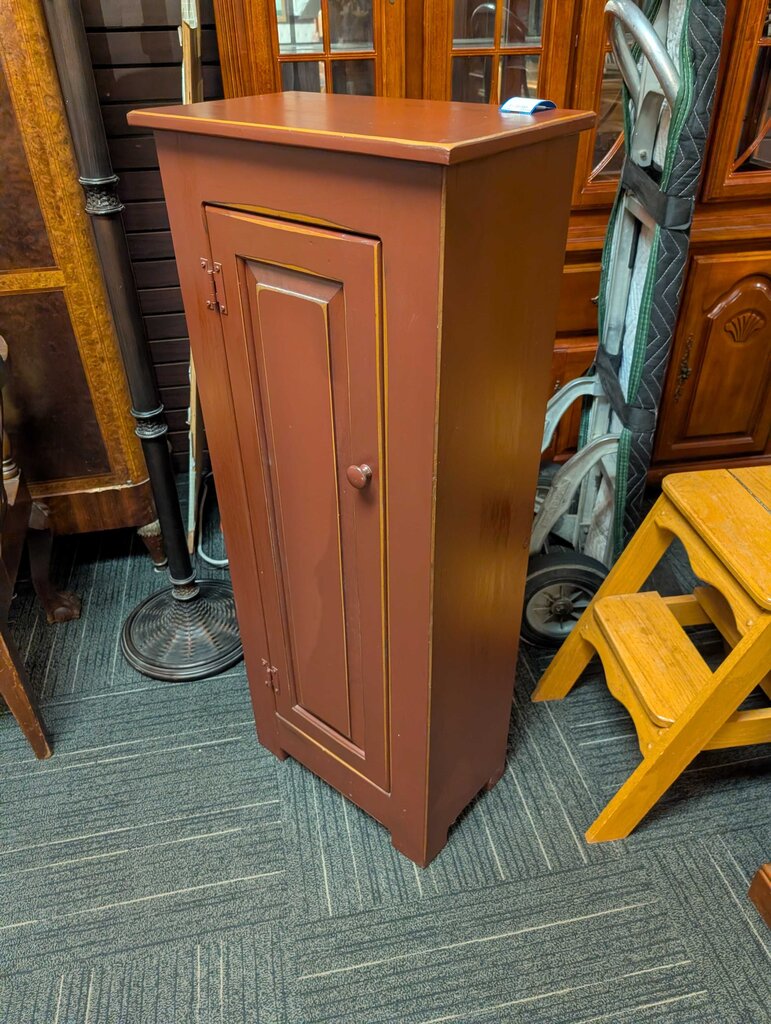 Country Solid Pine One Door Cabinet