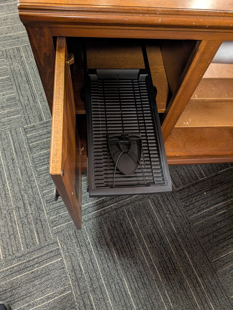 Traditional Oak Three-door Media Cabinet by Eagle Industries