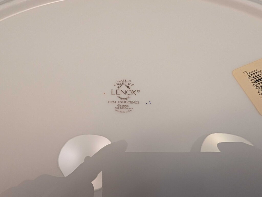 Lenox Opal Innocence Platter