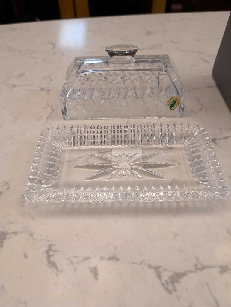 Waterford Crystal Butter Dish