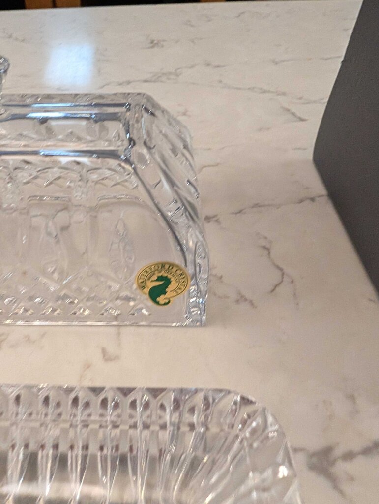 Waterford Crystal Butter Dish