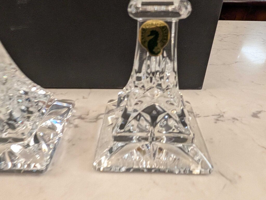 Lismore 6" Waterford Crystal Candlesticks