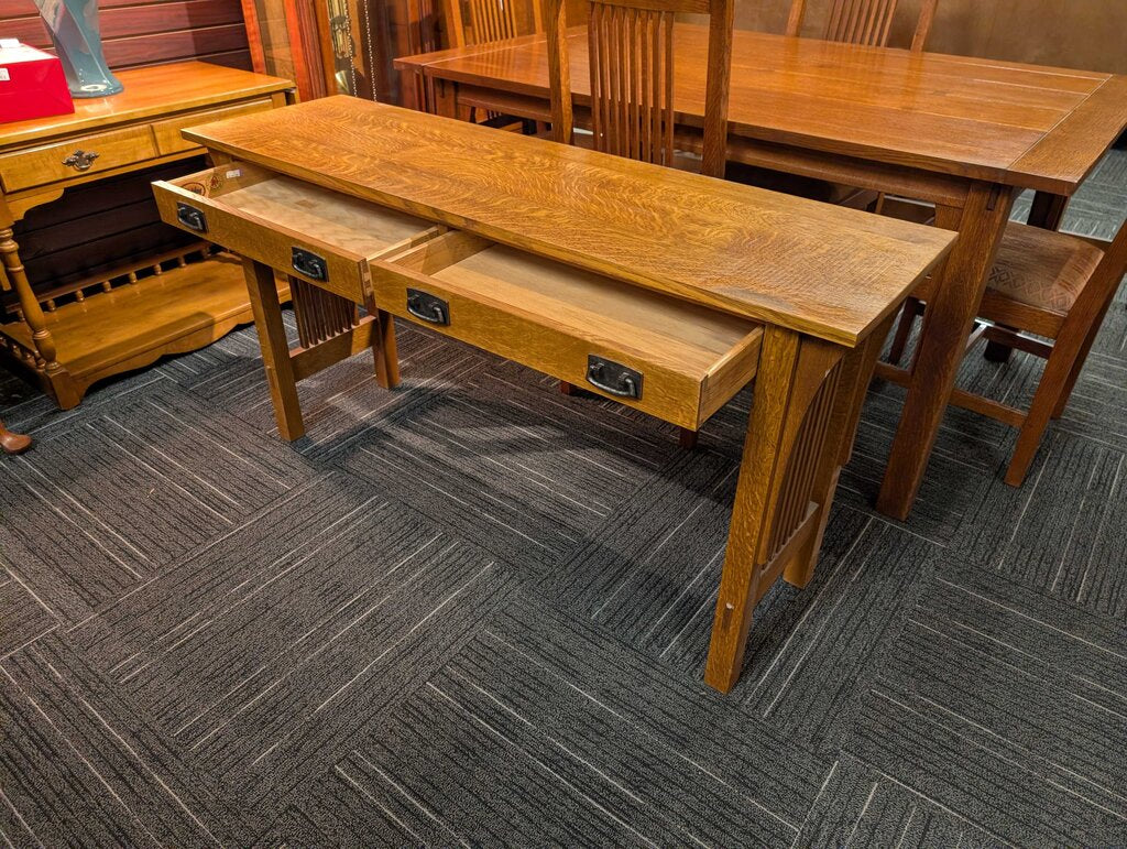 Mission Oak Console Table By Stickley