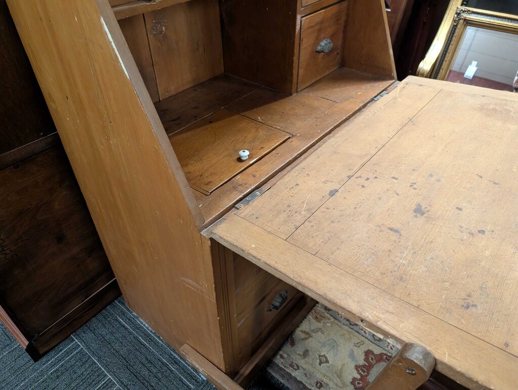 Primitive Drop Front Desk