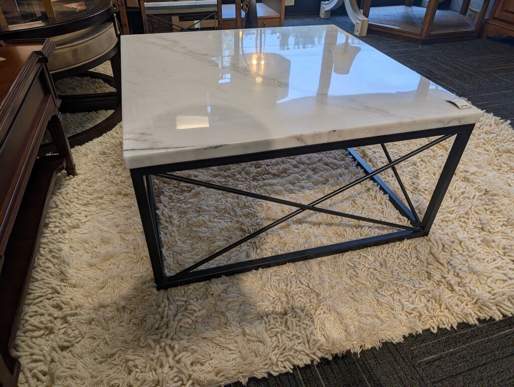 Marble Top Coffee Table "Skyler" by Steve Silver