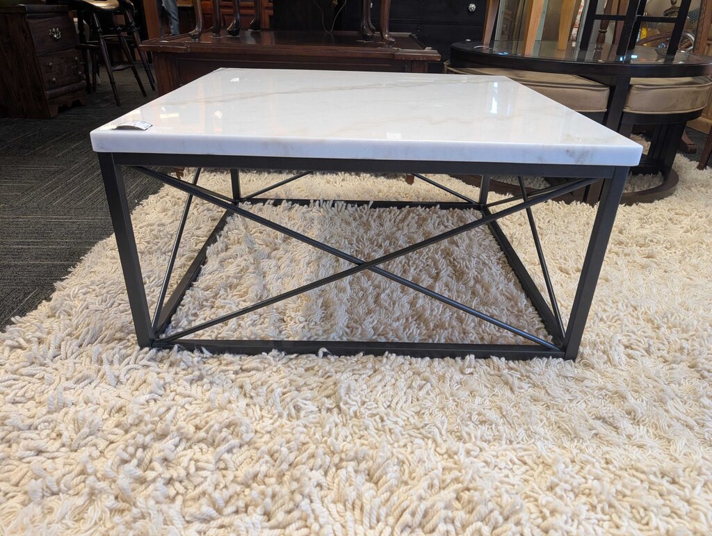 Marble Top Coffee Table "Skyler" by Steve Silver