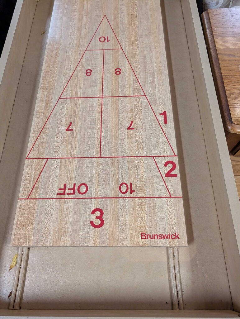 Vintage Varsity By Brunswick Shuffleboard Table