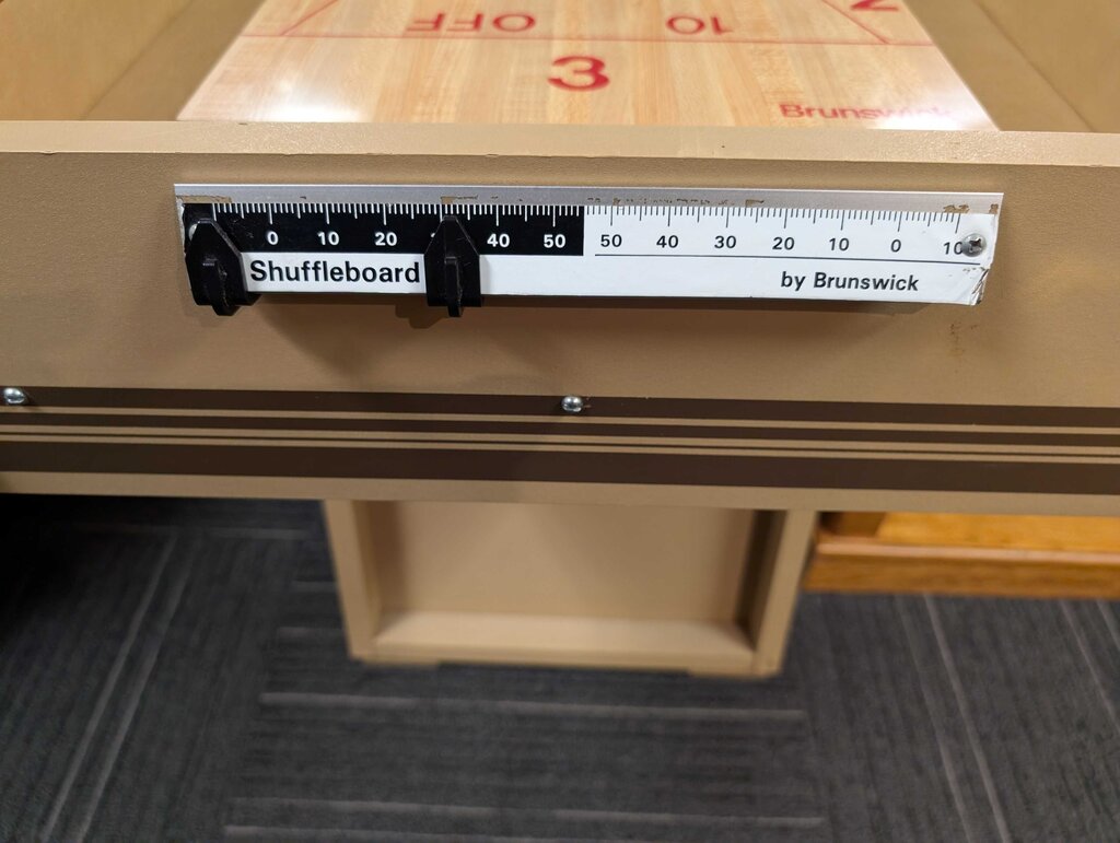 Vintage Varsity By Brunswick Shuffleboard Table