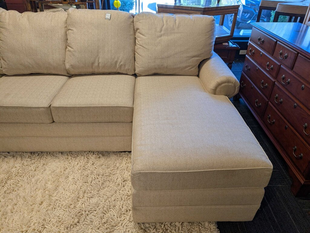 Contemporary Sofa w/ Chase Lounge By Kinkaid USA