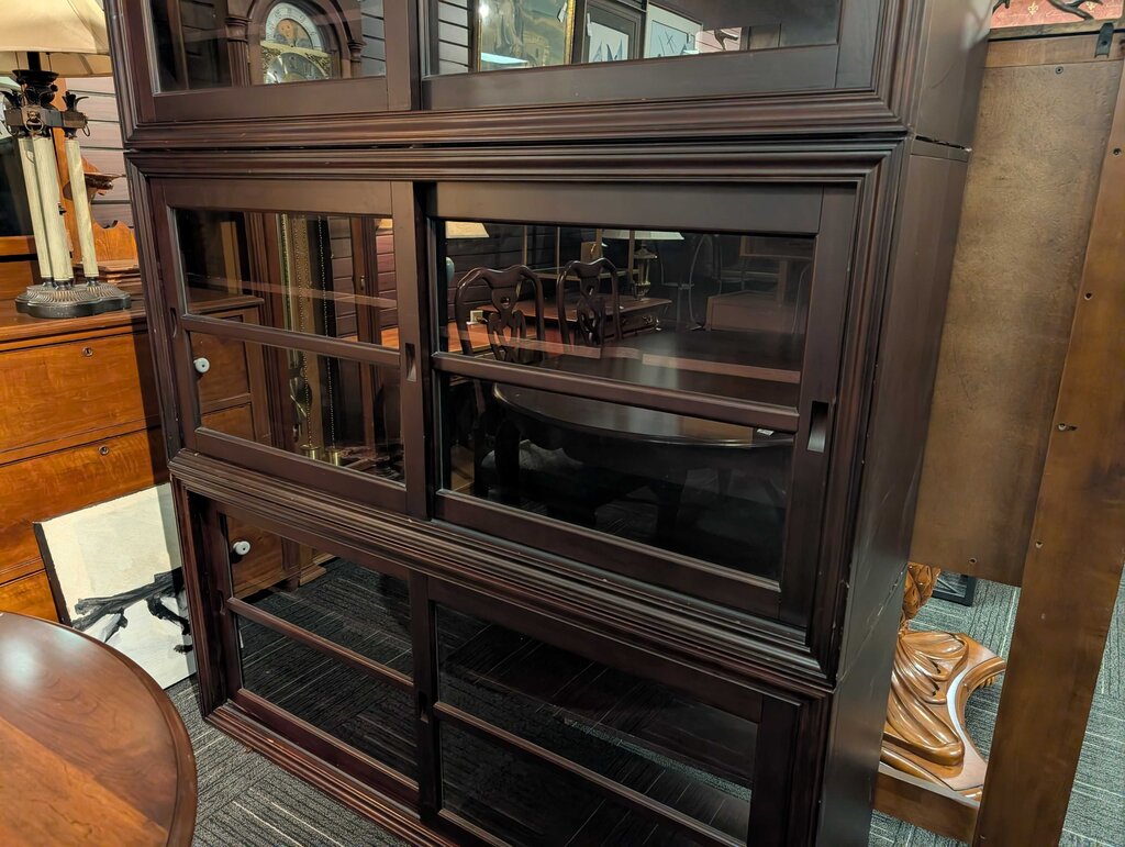 Pottery Barn Winslow Three-piece Stacking Display Cabinet