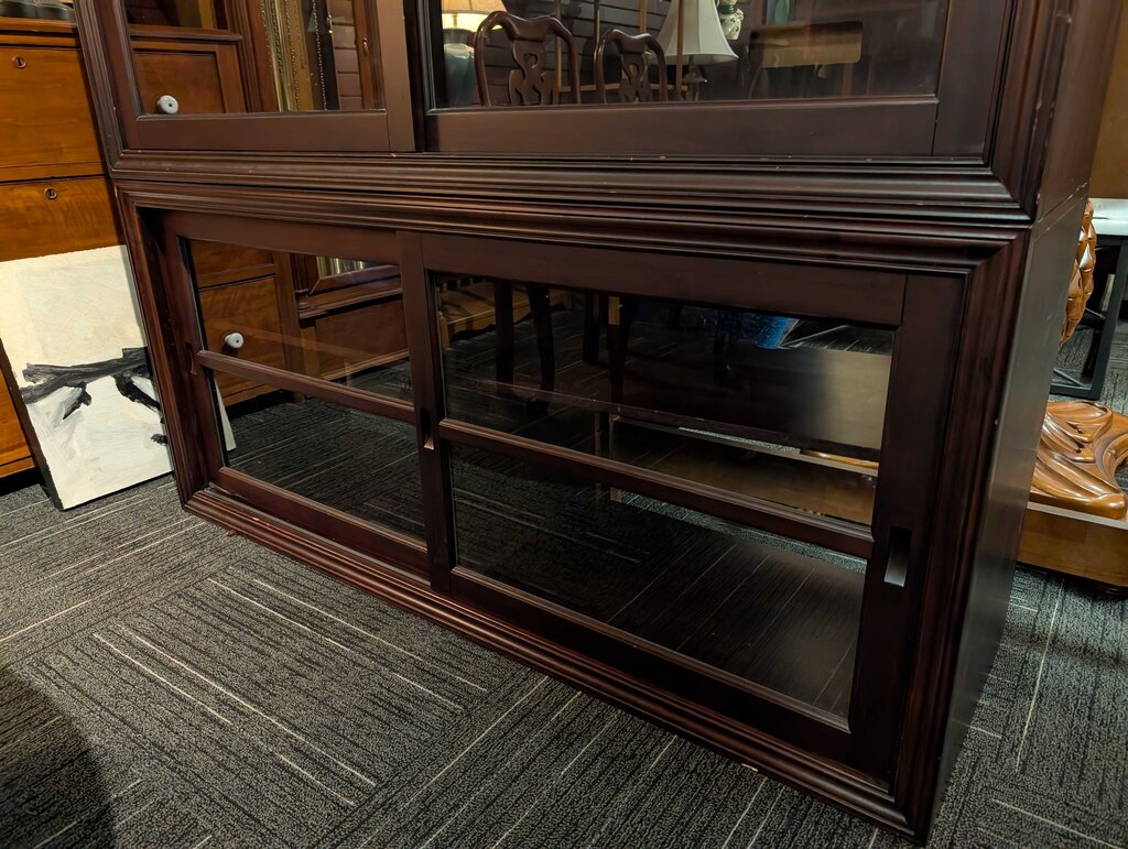 Pottery Barn Winslow Three-piece Stacking Display Cabinet