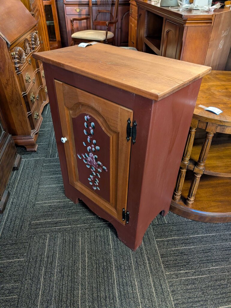 Paint Decorated Country Cabinet