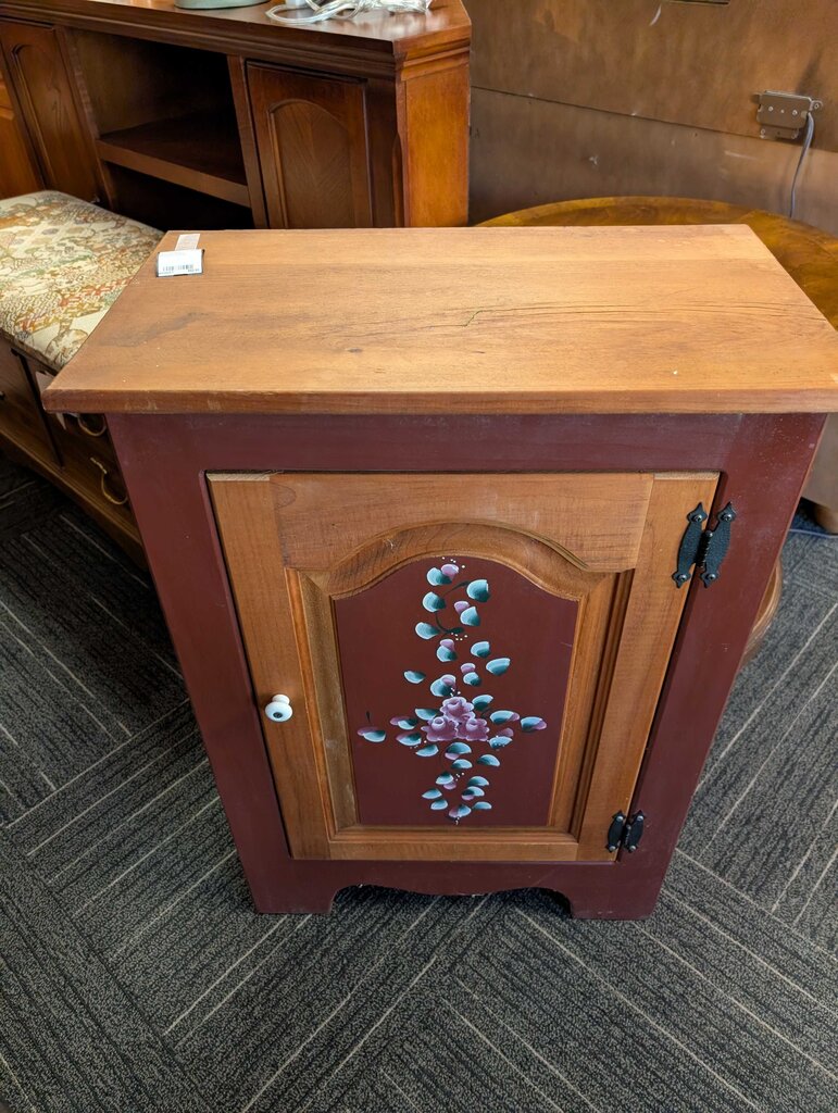 Paint Decorated Country Cabinet