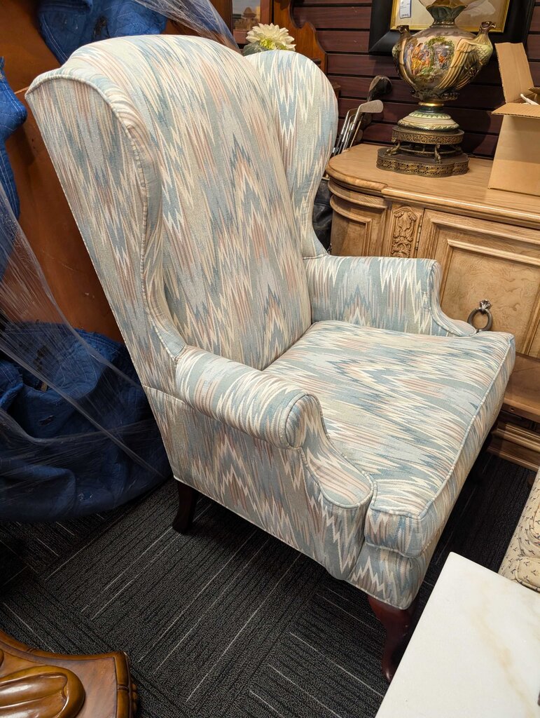 Vintage Wingback Chair By Lane