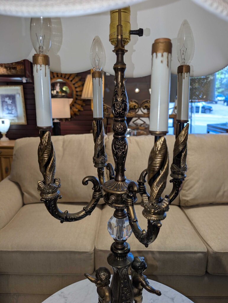 Vintage Marble Floor Lamp