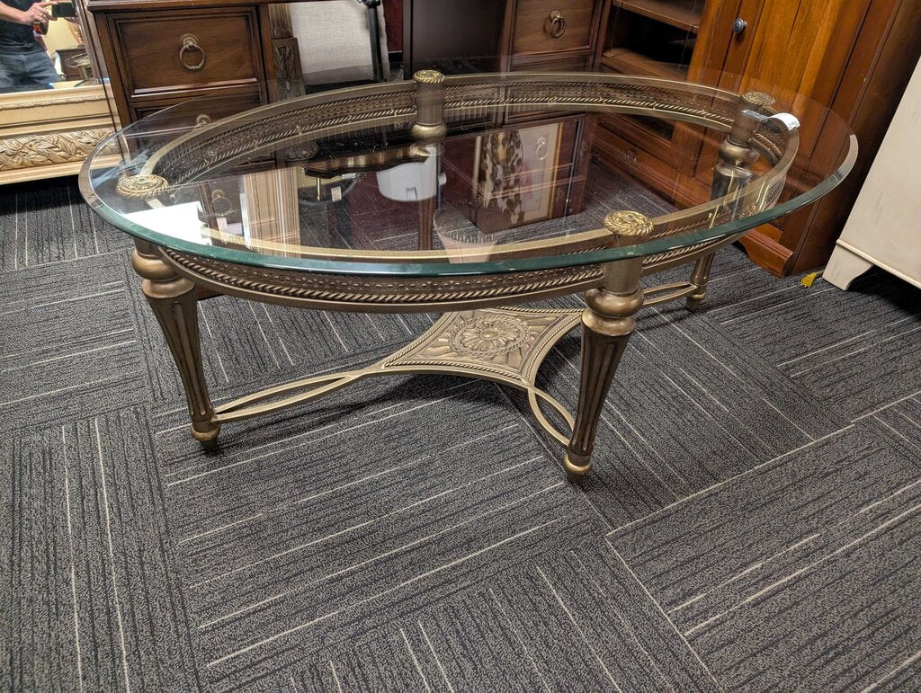 Glass Top Coffee Table