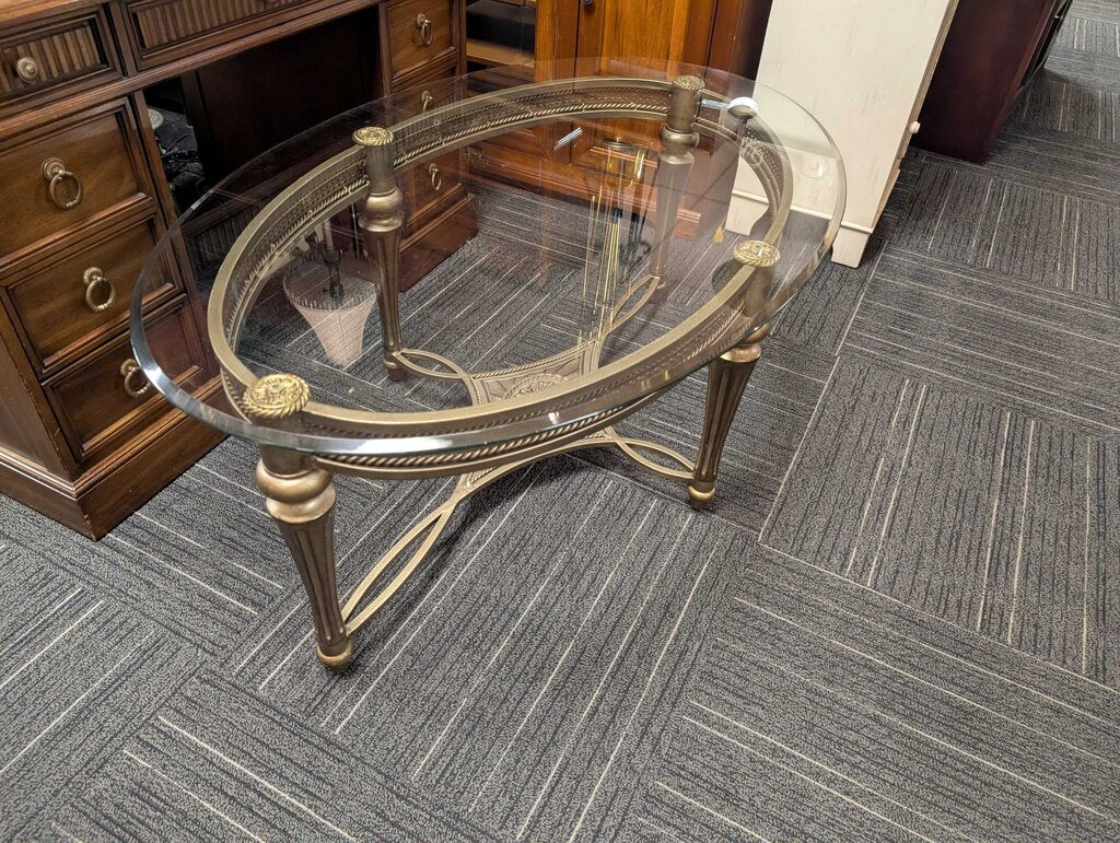 Glass Top Coffee Table
