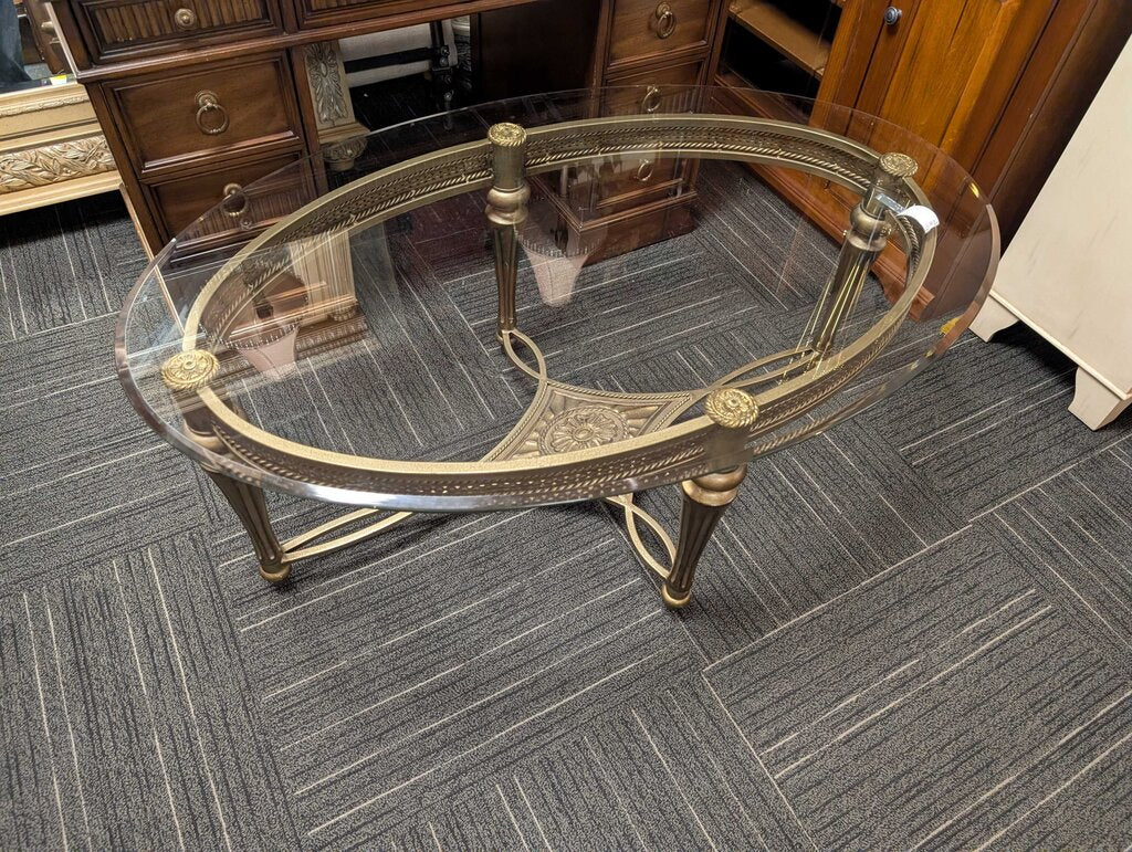 Glass Top Coffee Table