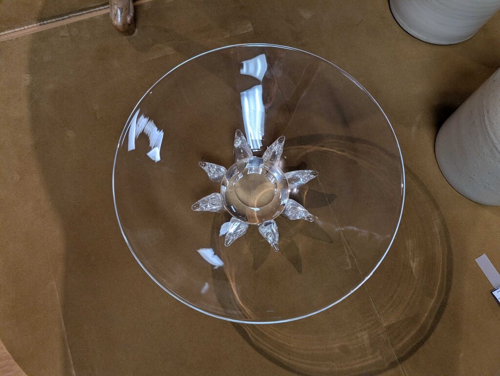 Steuben Footed Peony Bowl by Donald Pollard