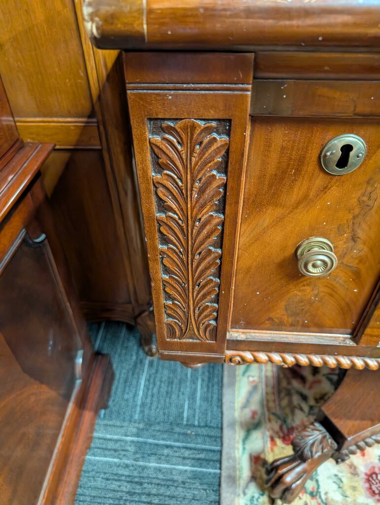Antique Empire Mahogany Sideboard Circa 1850